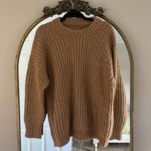 Lauren Manoogian Fisherwoman Pullover - Camel - Size S - Picture 4 of 6